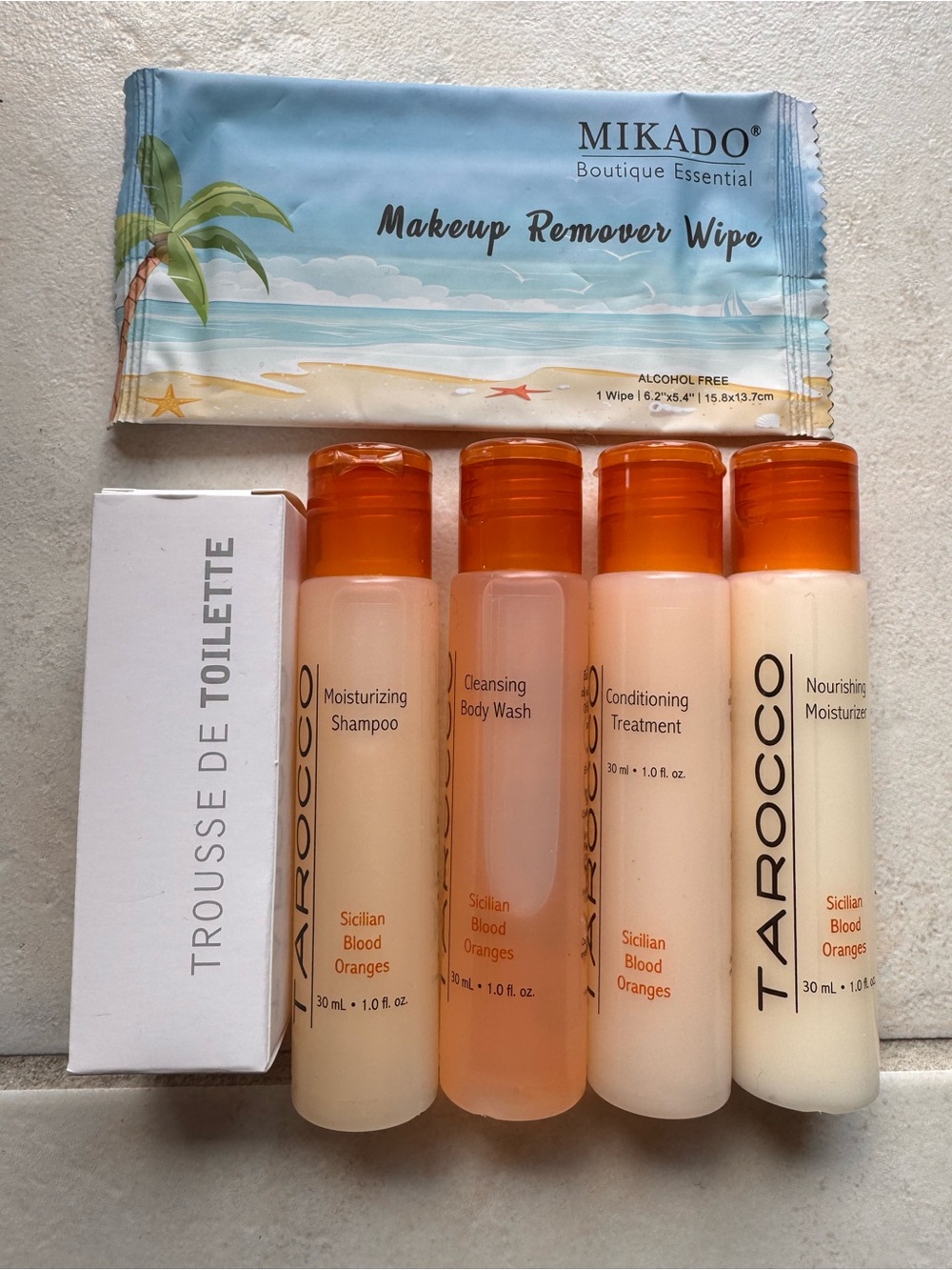 Tarocco Sicilian Blood Orange Scented  Travel Set